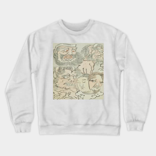 Kyosai yokai Crewneck Sweatshirt by Hellisotherppl